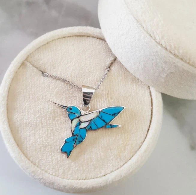 Arizona Turquoise Pendants in Gold and Silver
