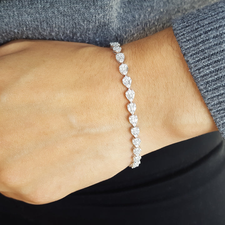 Diamond Teardrop Bracelet