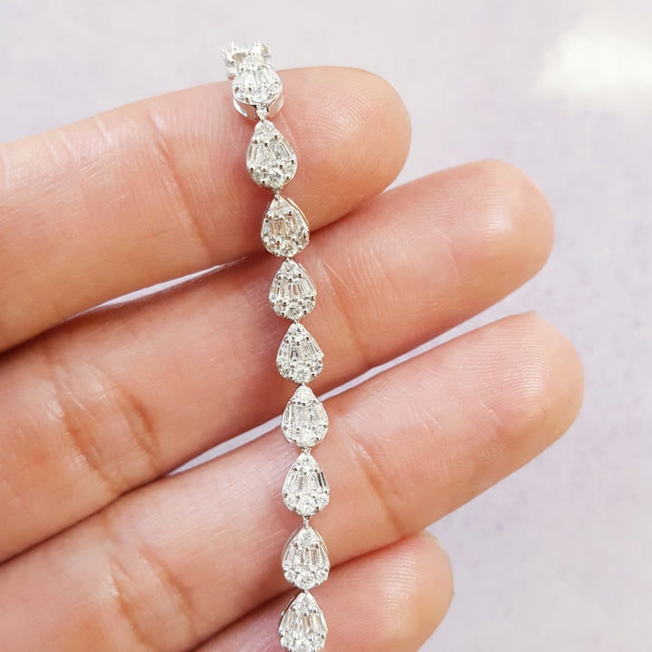 Diamond Teardrop Bracelet