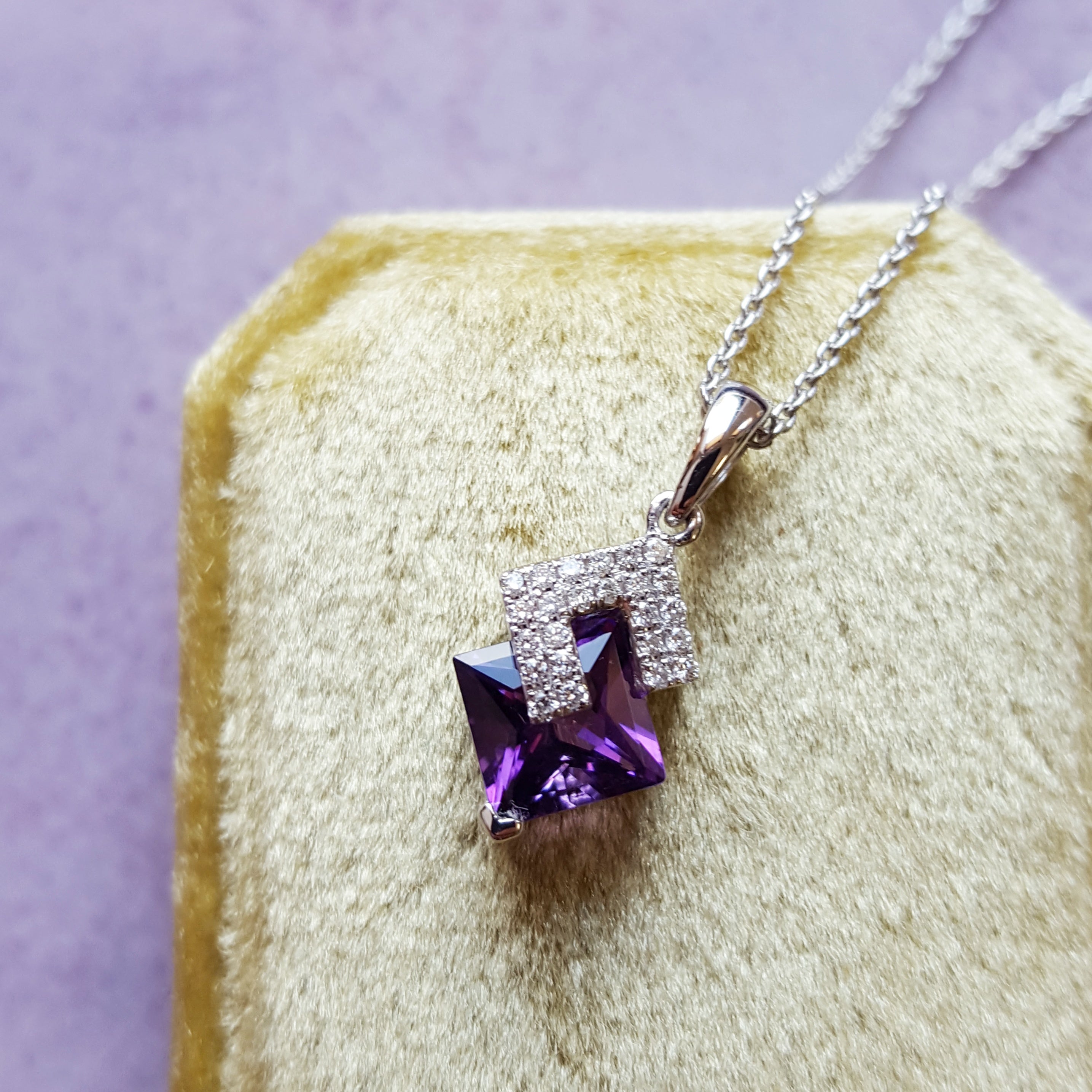 Trailblazer Amethyst Pendant – Sami Fine Jewelry