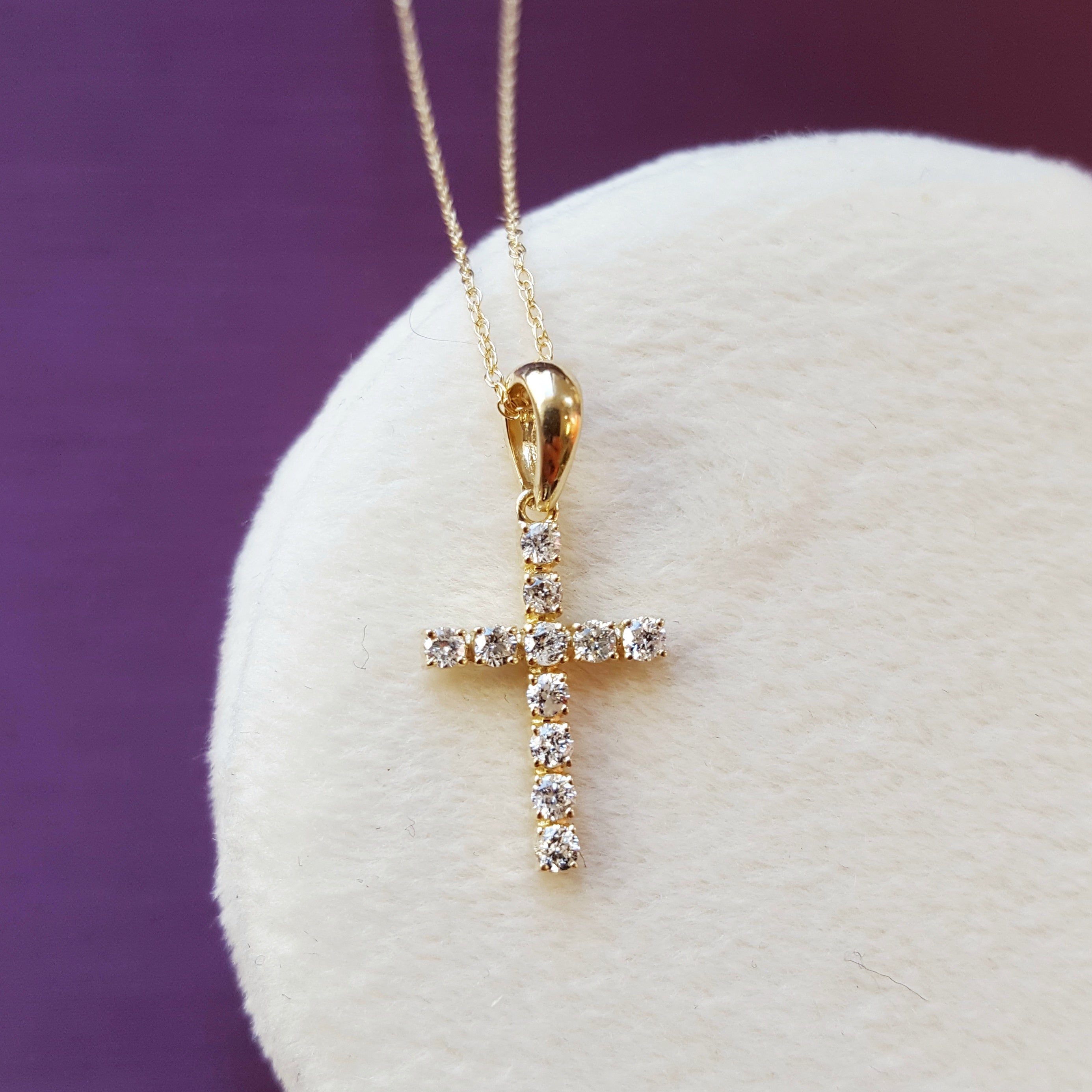 K18 SJX クロス　DIAMOND CROSS CHARM(S) DIAMOND CROSS CHARM(S)(6JC5001)｜SJX公式ONLINE STORE