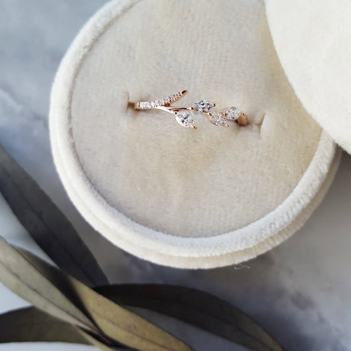 Gems One Diamond Vine Ring