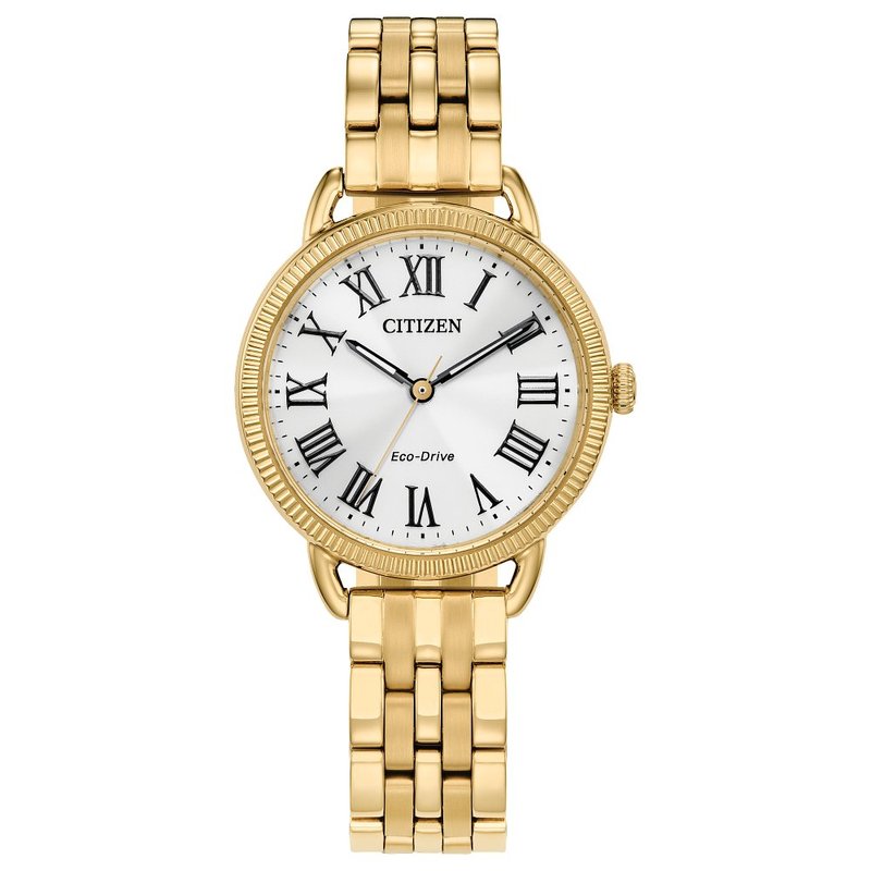 citizen eco drive dress classic Citizen Eco-Drive Dress Classic Stainless Steel Dial Women's Quartz Watch, 30mm