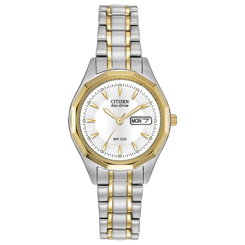citizen eco drive ladies dress watch Citizen Eco-Drive Dress Classic Stainless Steel Dial Women's Quartz Watch, 30mm