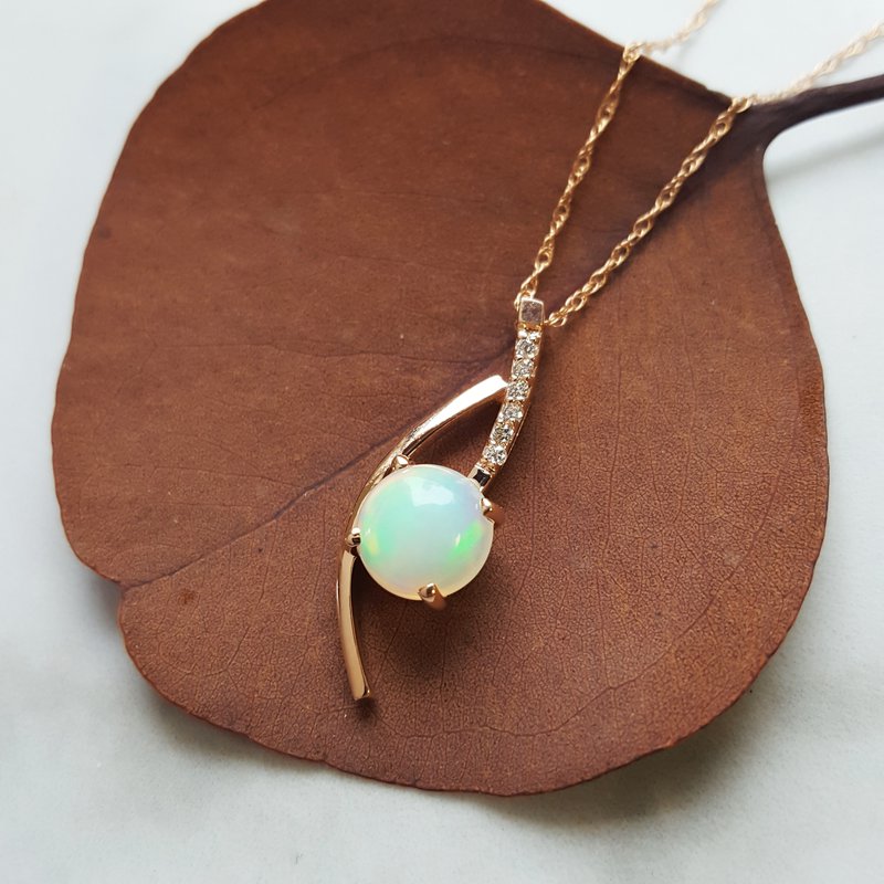 Sami Fine Jewelry Natural Opal Pendant