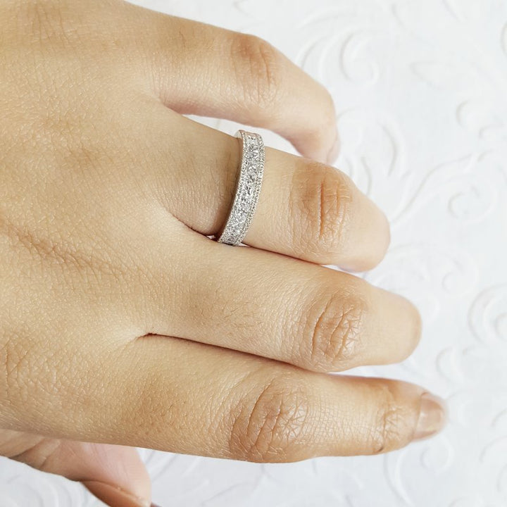 Sami Fine Jewelry Crushed Ice Diamond Band