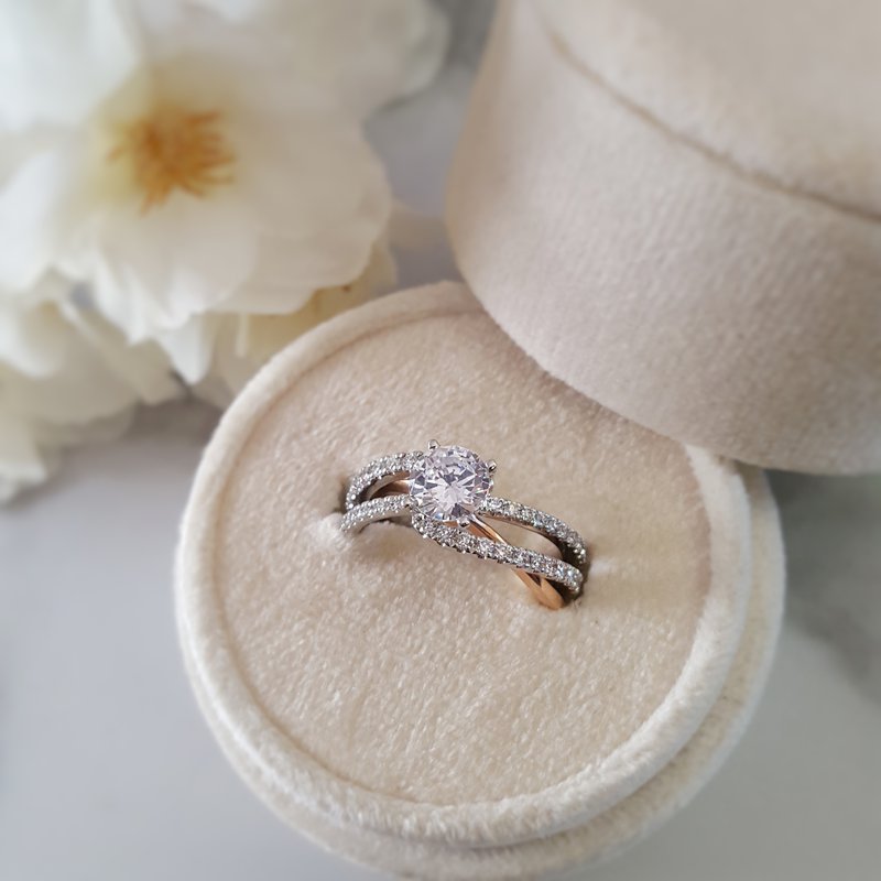 Sami Fine Jewelry Open Band Engagement Ring