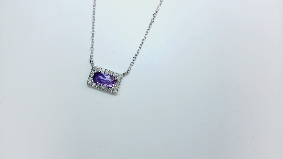 Precious Metal Gemstone Necklace