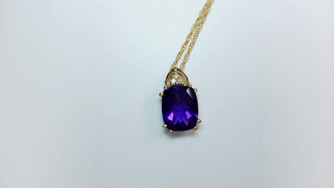Precious Metal Gemstone Necklace