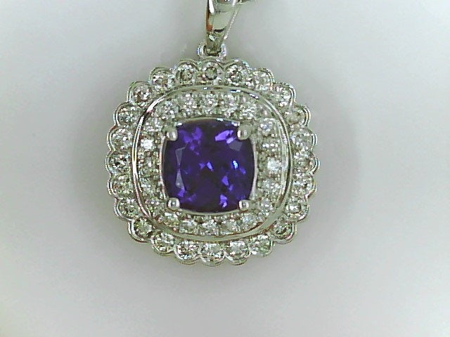 Precious Metal Gemstone Necklace