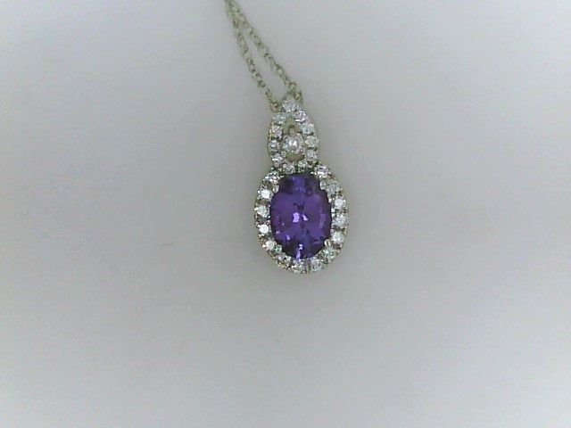 Precious Metal Gemstone Necklace