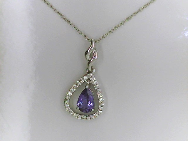 Precious Metal Gemstone Necklace