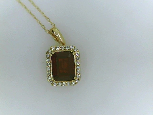 Precious Metal Gemstone Necklace