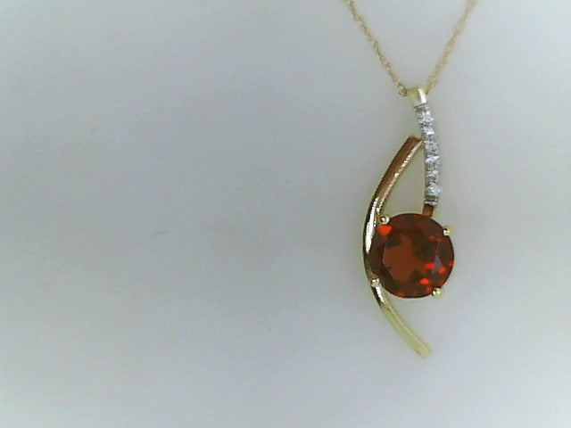 Precious Metal Gemstone Necklace