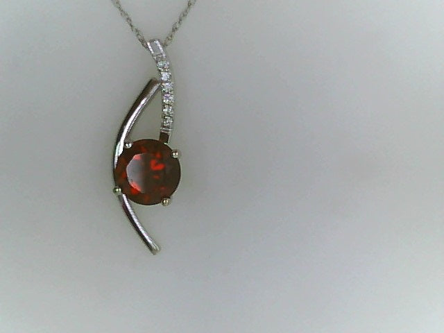 Precious Metal Gemstone Necklace