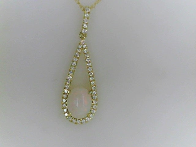 Precious Metal Gemstone Necklace