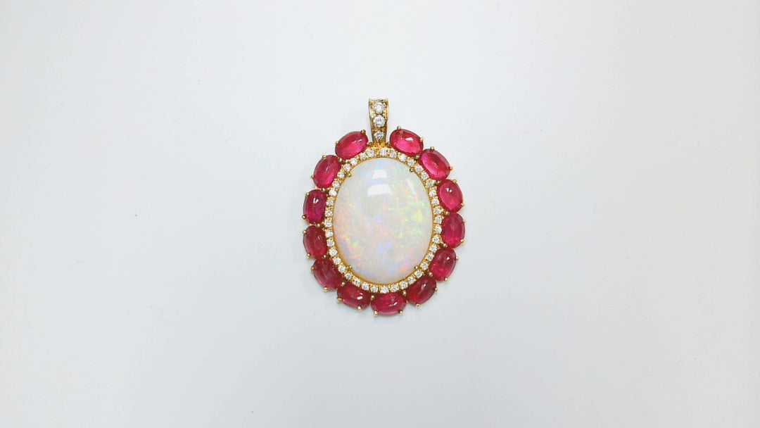 Precious Metal Gemstone Pendant