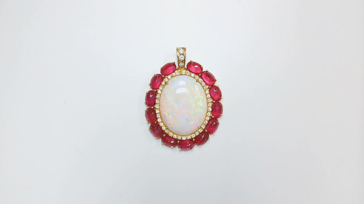 Precious Metal Gemstone Pendant