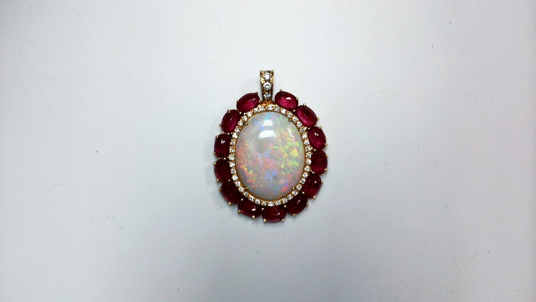 Precious Metal Gemstone Pendant