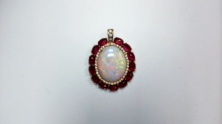 Precious Metal Gemstone Pendant