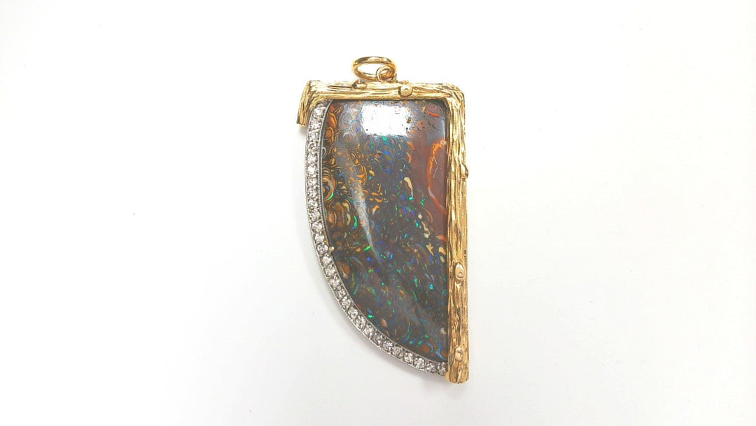 Precious Metal Gemstone Pendant