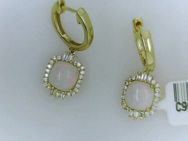 Precious Metal Gemstone Earring