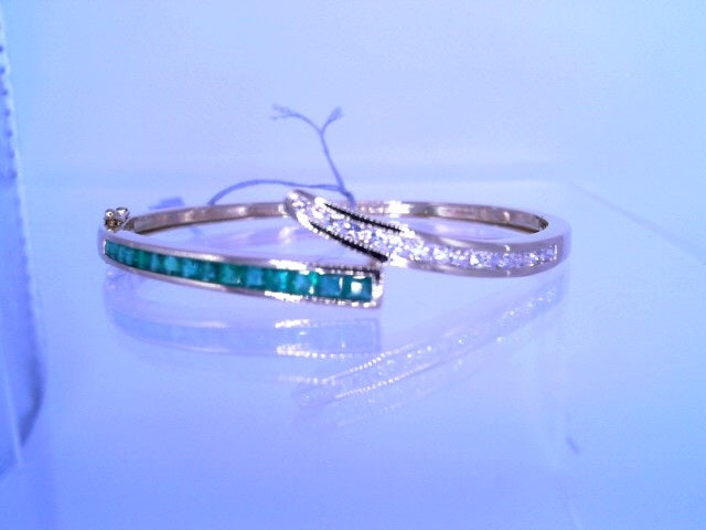Precious Metal Gemstone Bracelet