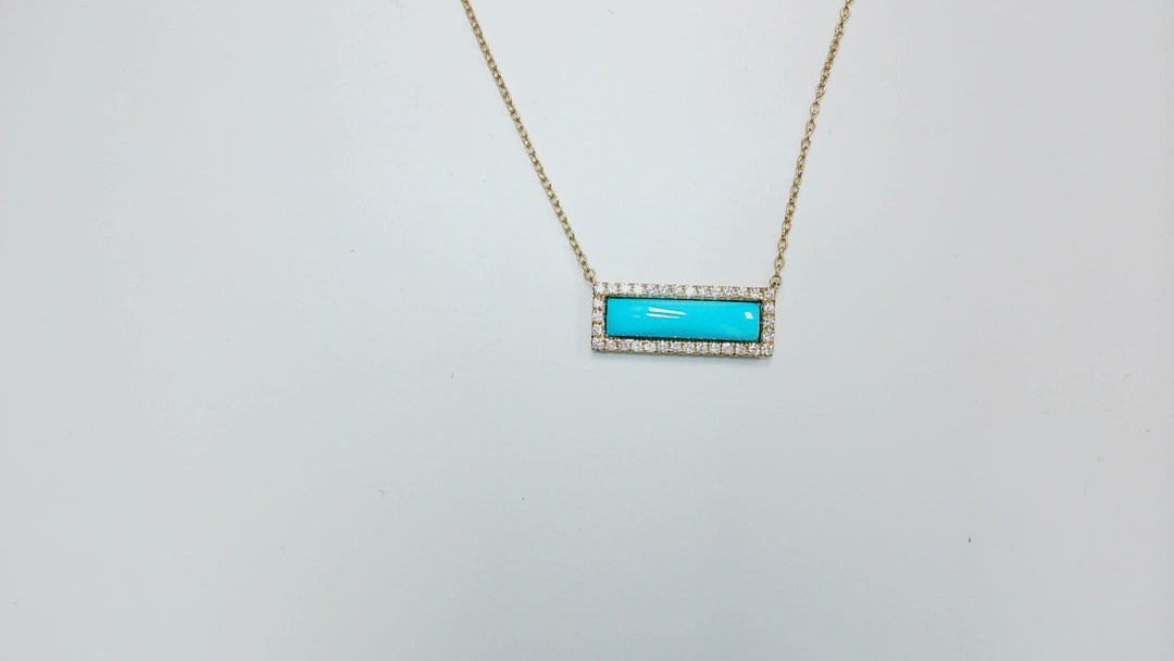 Precious Metal Gemstone Necklace
