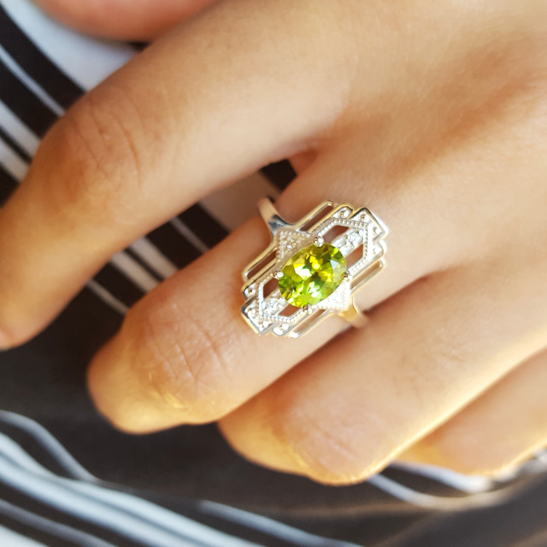 El Dorado Peridot Ring