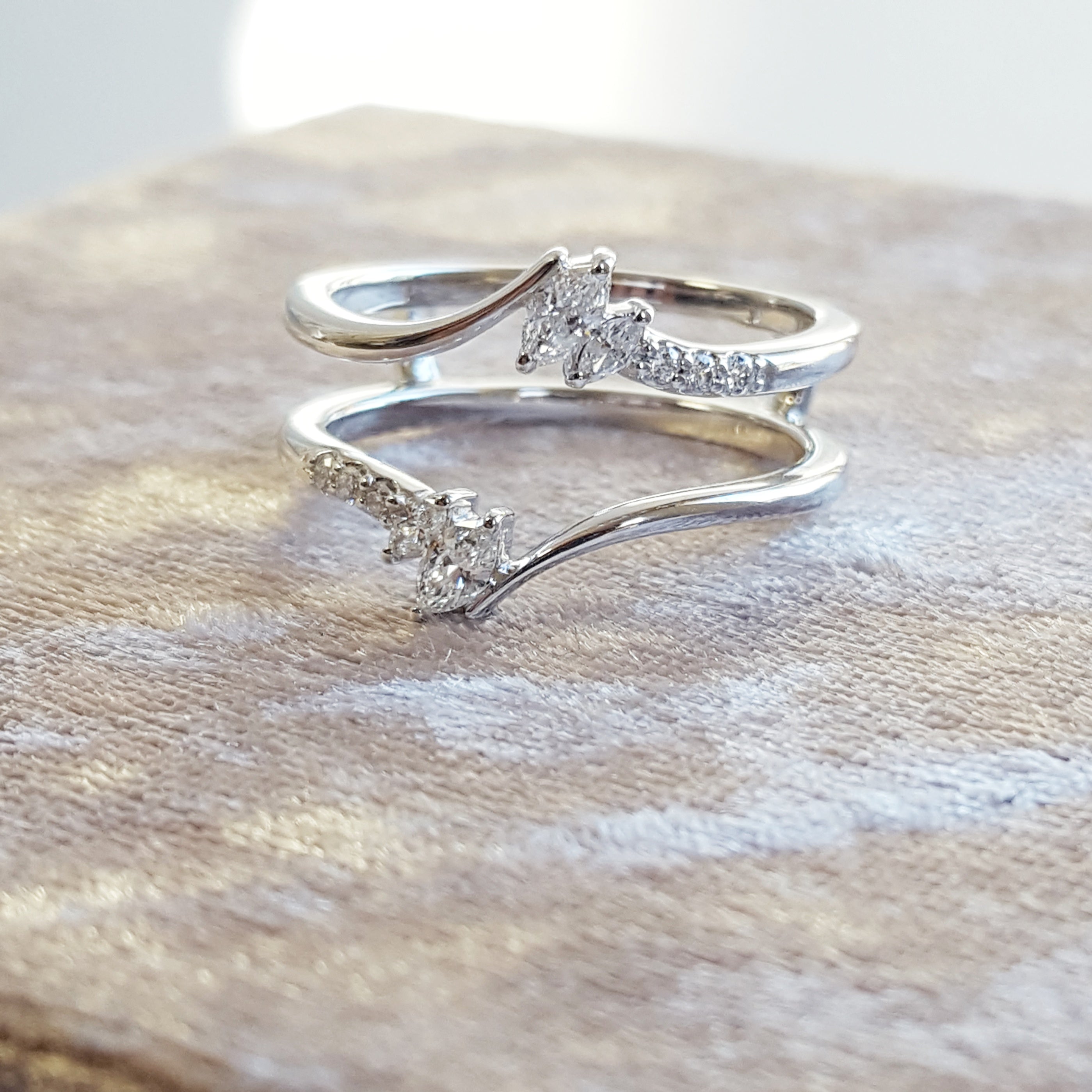 【美品】RING JACKET Whimsical Engagement Ring Jacket – Sami Fine Jewelry