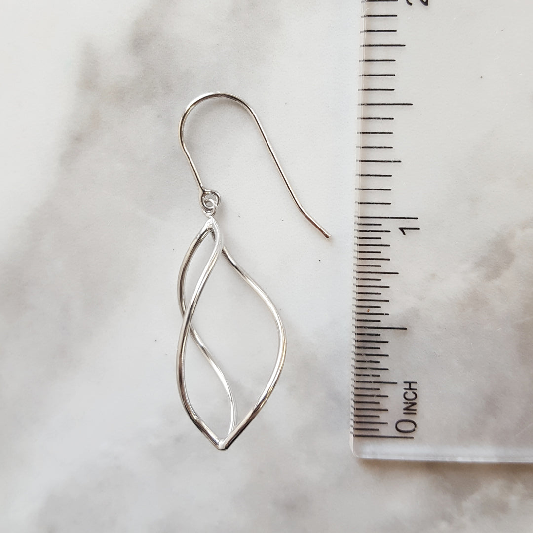 Petite Spiral Gold Earrings