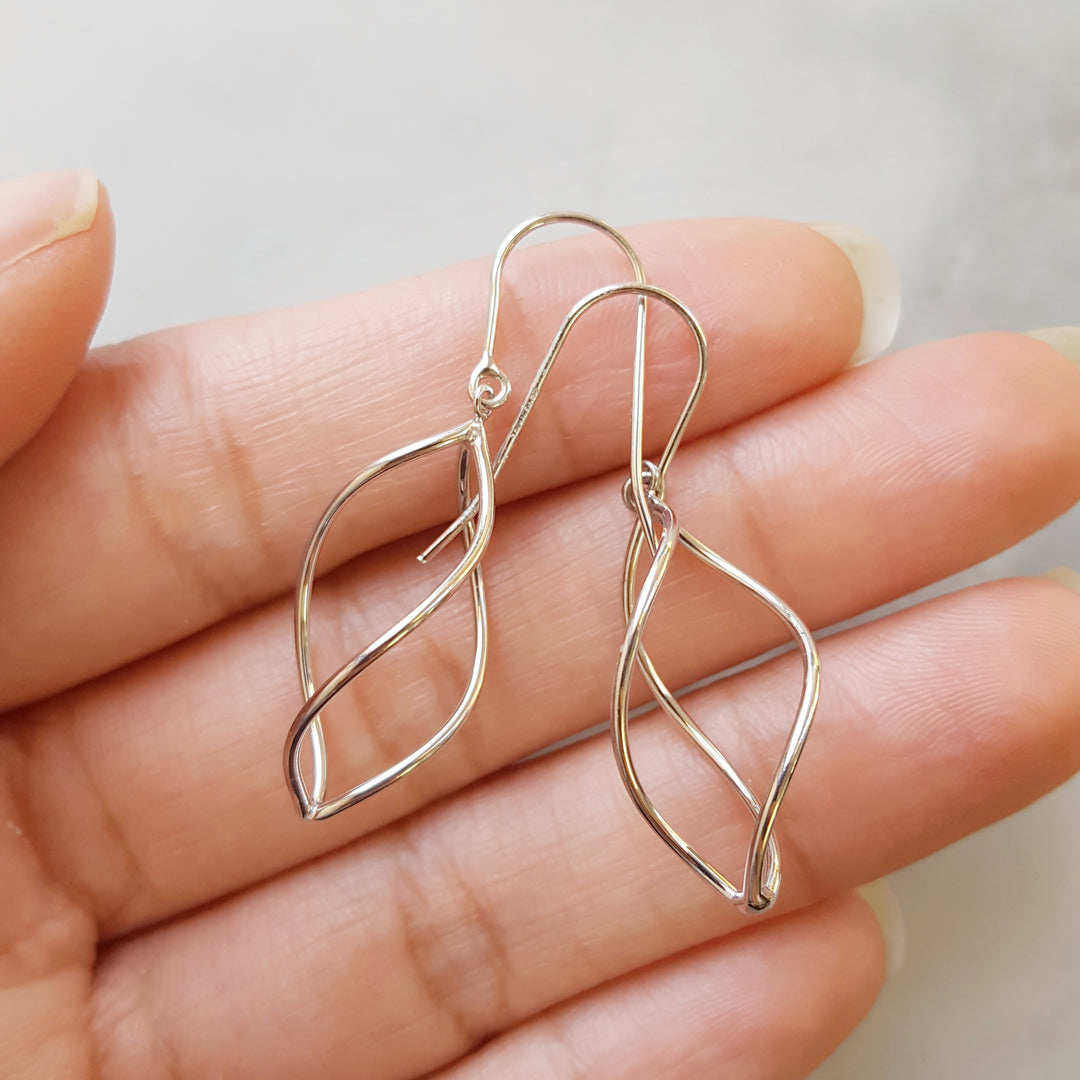 Petite Spiral Gold Earrings