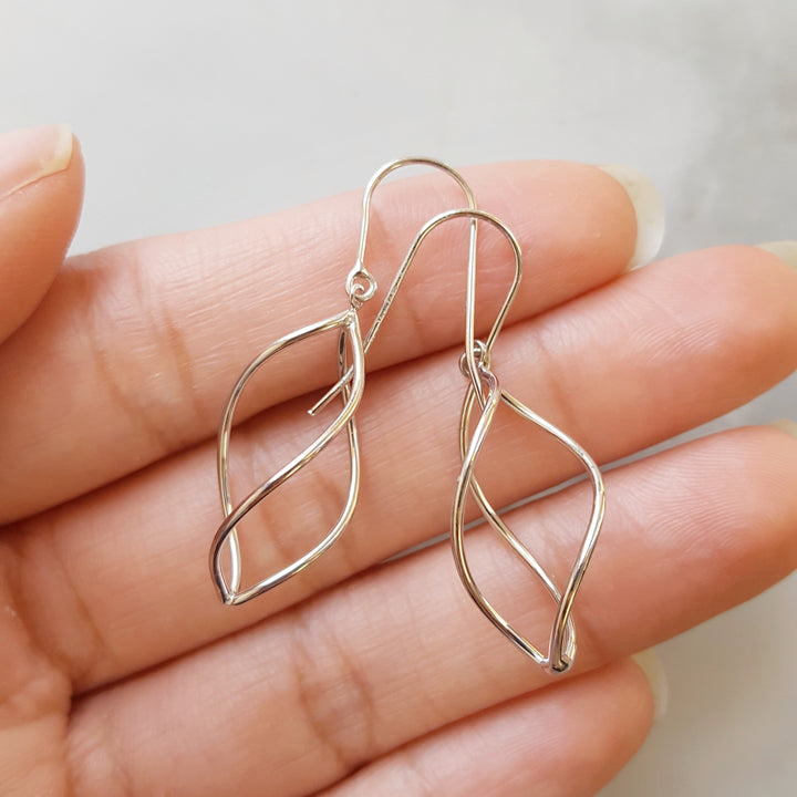 Petite Spiral Gold Earrings