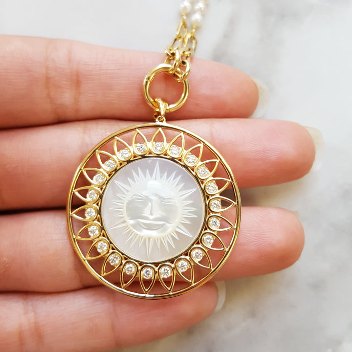 Renaissance Sun Medallion Pendant