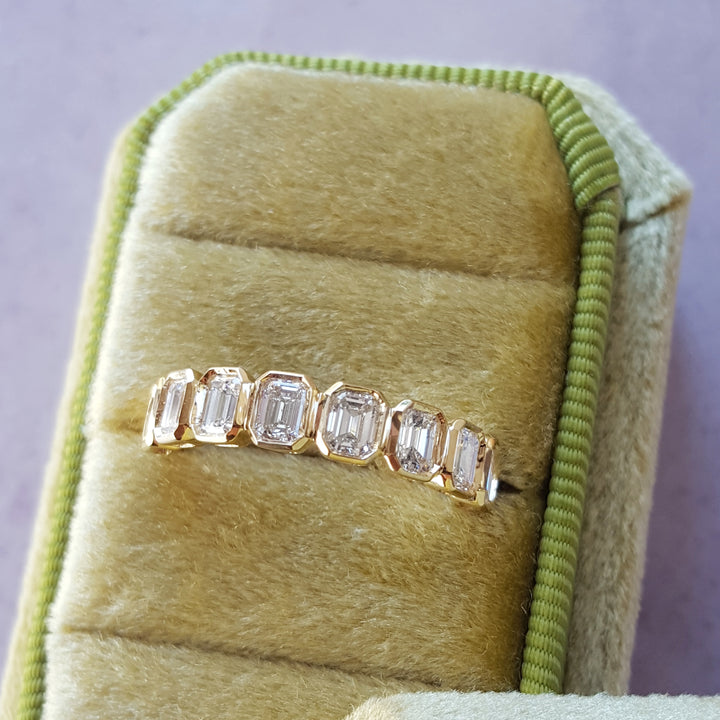 Radiant Diamond Anniversary Band