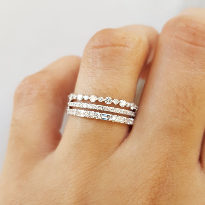 Multi-Row Diamond Ring