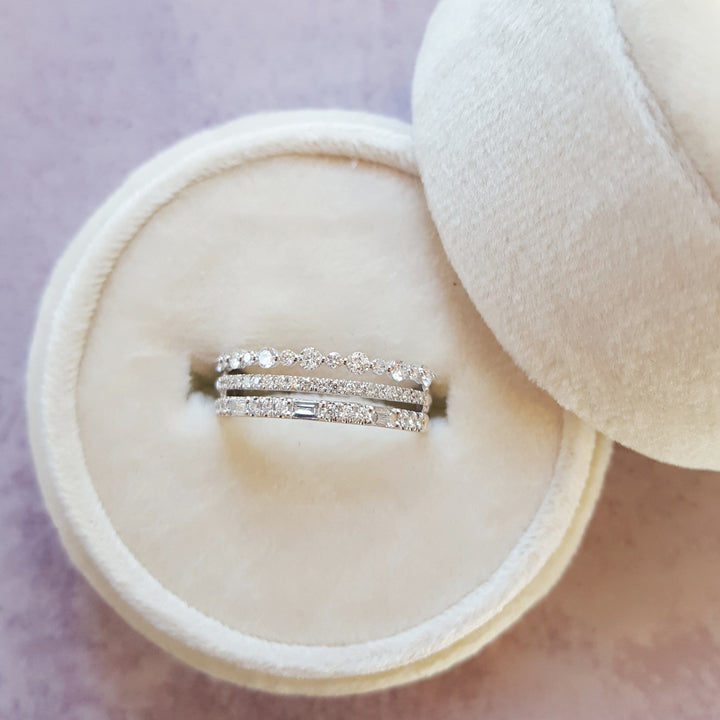 Multi-Row Diamond Ring