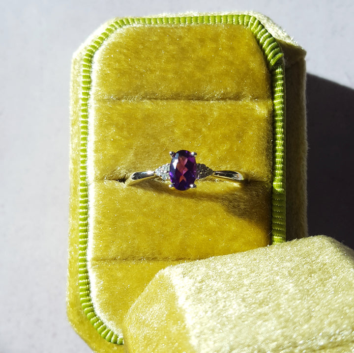 Petite Brazillian Amethyst Ring