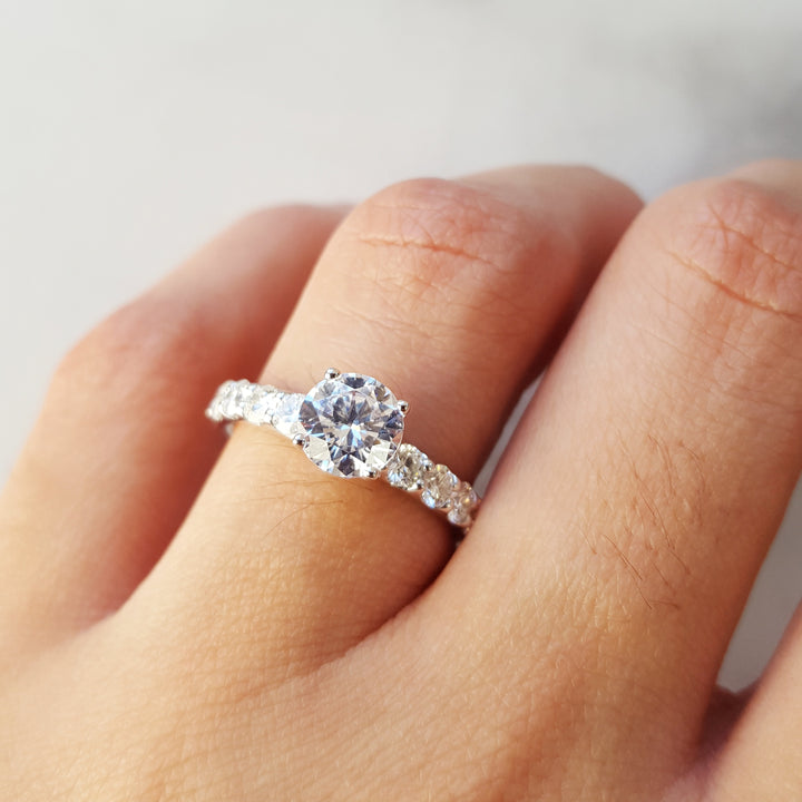 Simple Beauty Engagement Ring