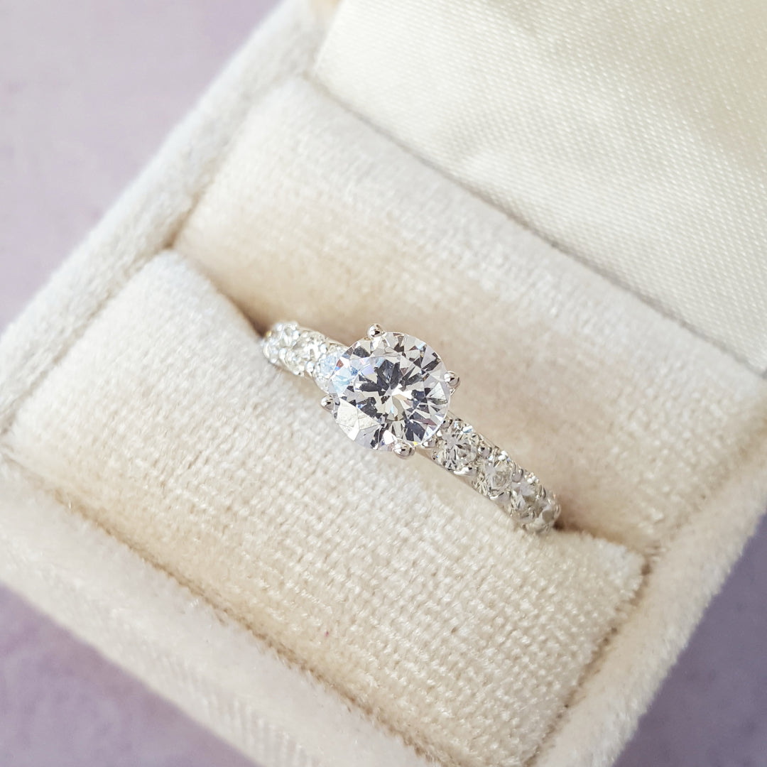 Simple Beauty Engagement Ring