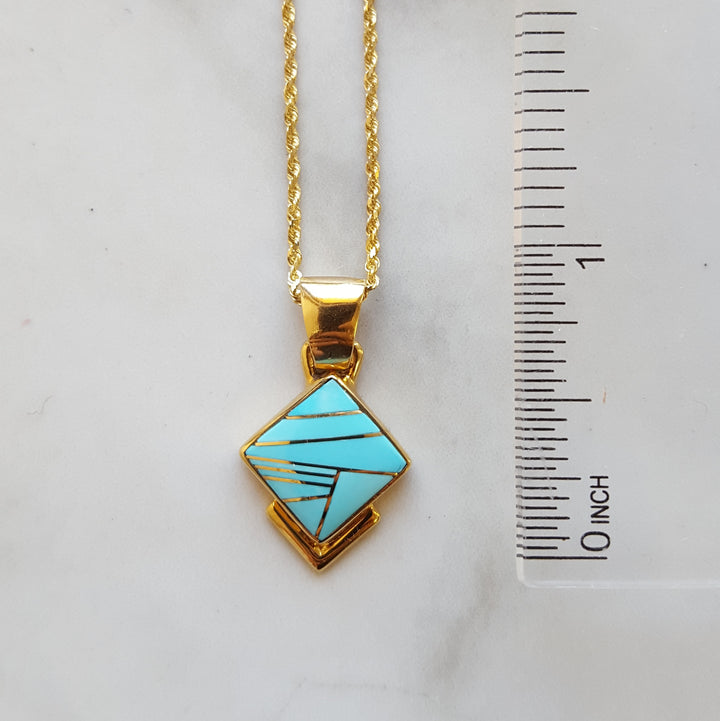 Geometric Sleeping Beauty Turquoise Set