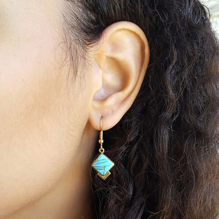 Geometric Sleeping Beauty Turquoise Set