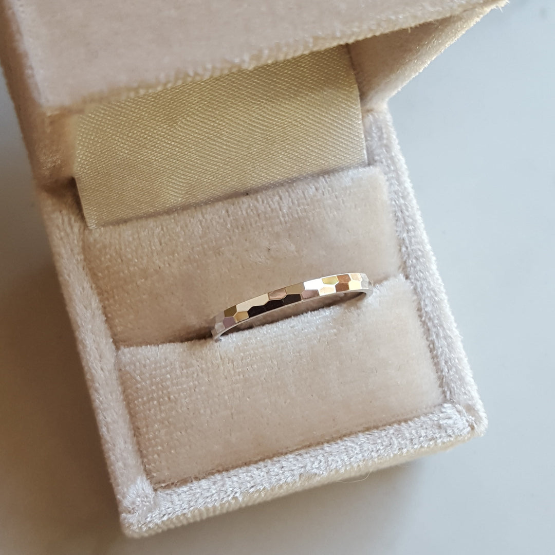 Hammered Stacking Ring