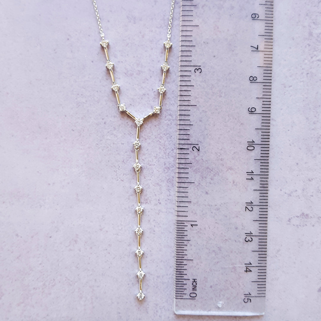 Diamond Waterfall Necklace