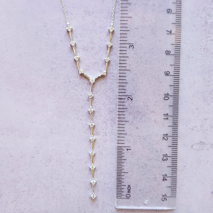 Diamond Waterfall Necklace