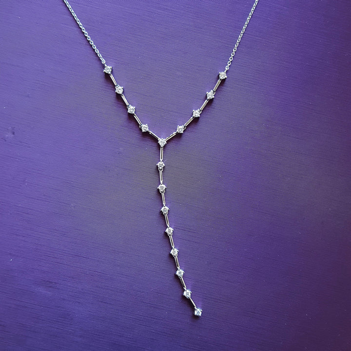 Diamond Waterfall Necklace