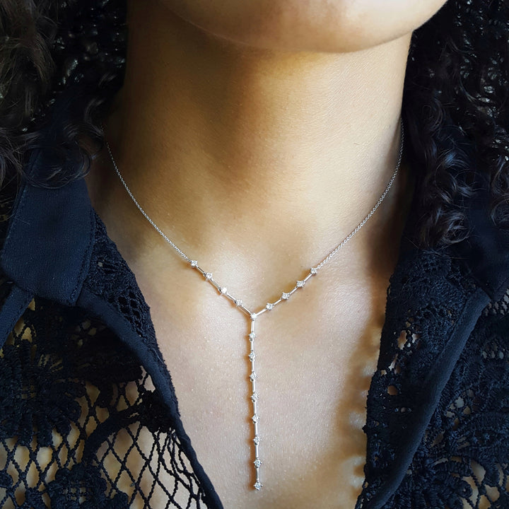 Diamond Waterfall Necklace