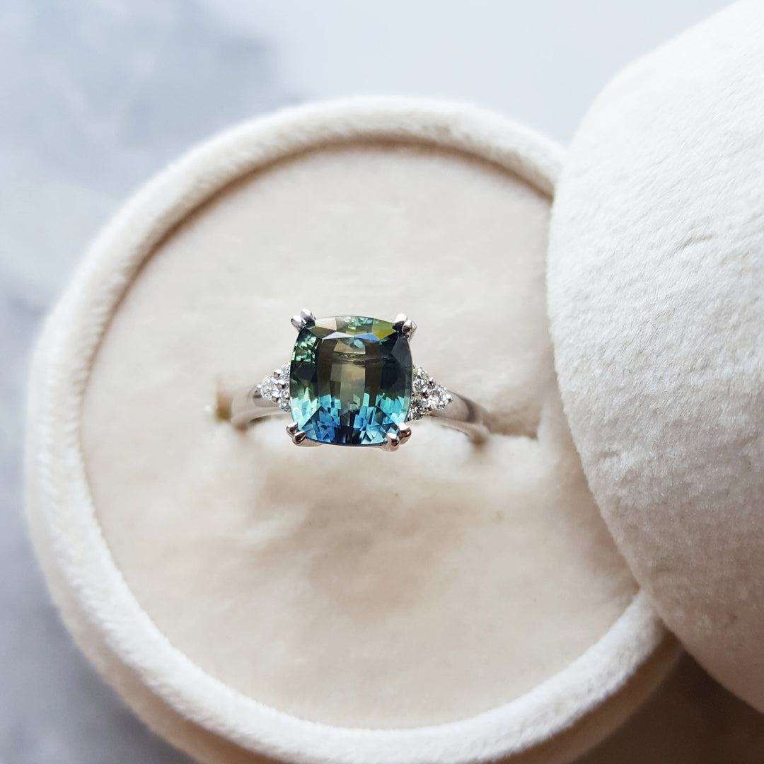 Classy Montana Sapphire Ring
