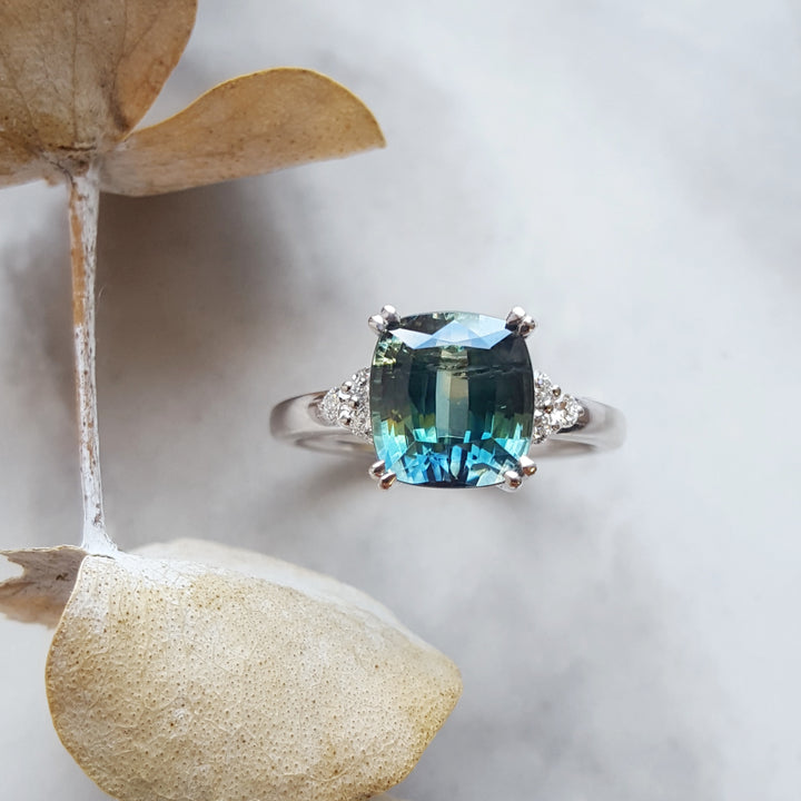 Classy Montana Sapphire Ring