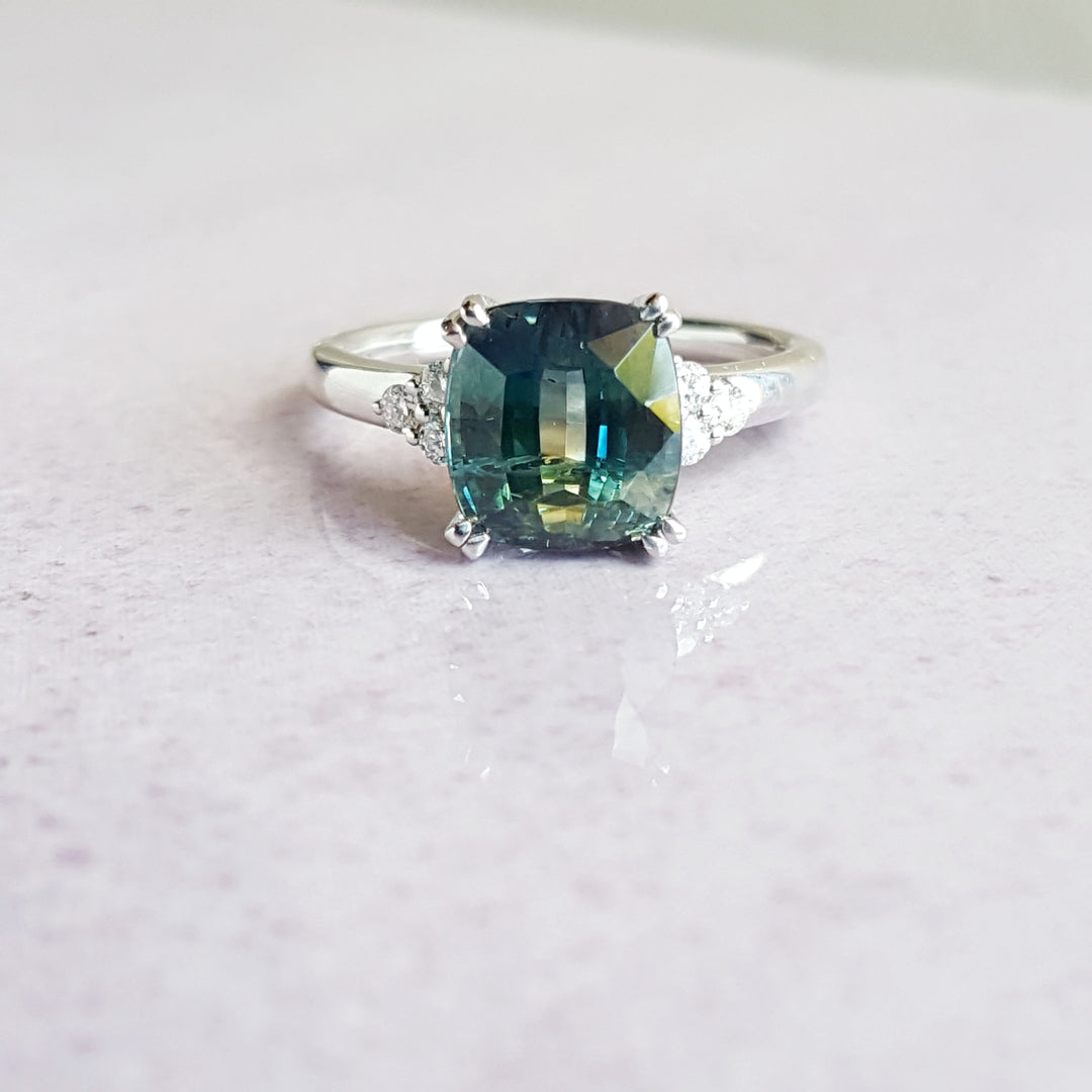 Classy Montana Sapphire Ring